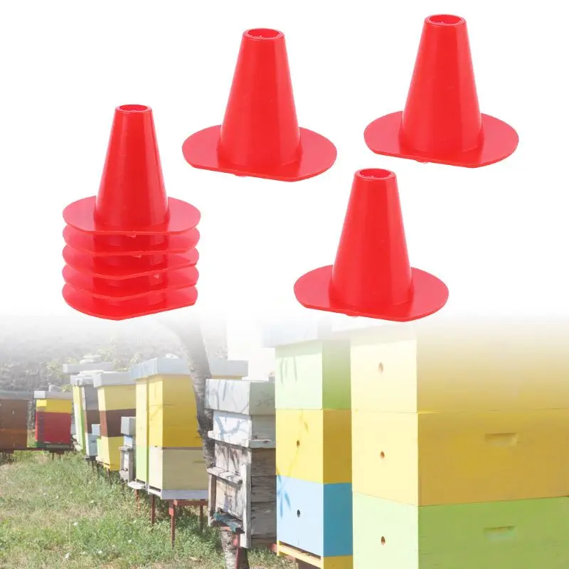 

50 Pcs/pack Beekeeping Tool Cone Bee Plastic Escape Device Beehive Nest Door Bees Access In Out Control