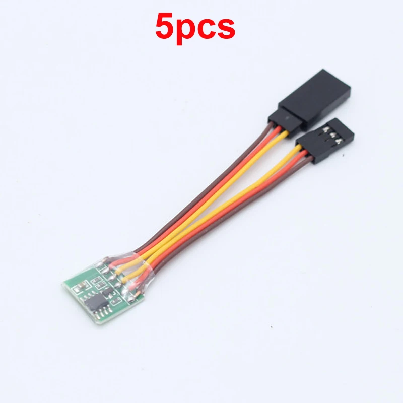 5pcs 3.6V 6V/3.6V 24V Servo Signal Reverser Steering Gear Reverser