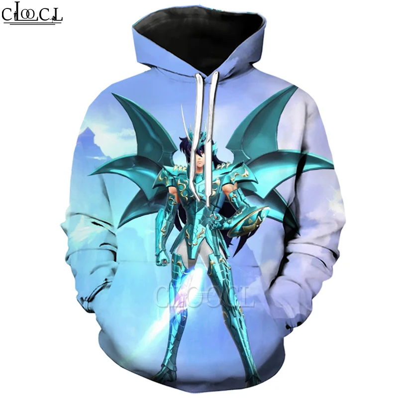 

HX Autumn New Fashion 3D Print Knights of The Zodiac Hip Hop Sweatshirt Street Hoodie Unisex Hot Sale Couple Tops