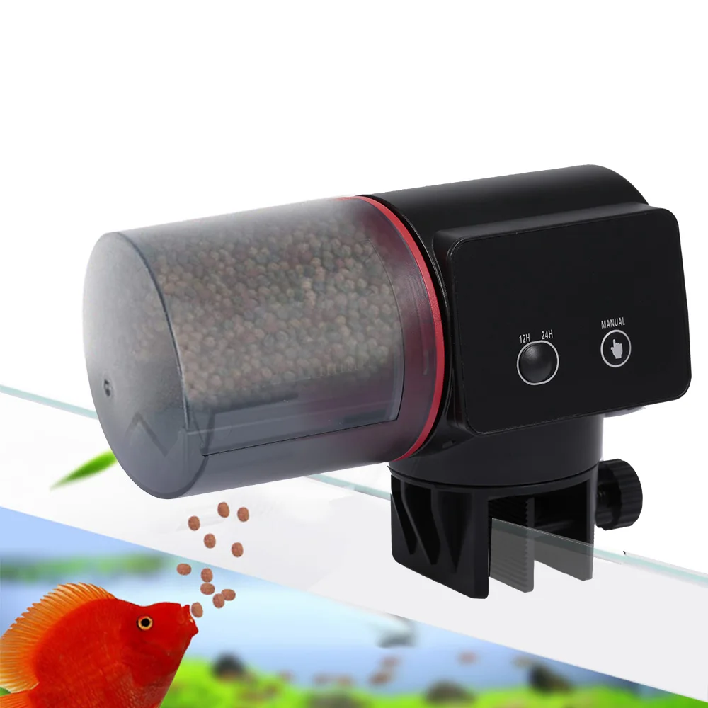 Electric Automatic Fish Feeder 200Ml Fish Food Dispenser Automatic Aquarium Fish Feeder Aquarium Accessories