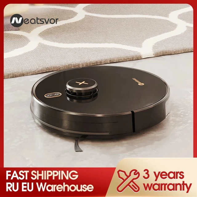 NEATSVOR X600 Pro Laser Navigation Robot Vacuum Cleaner 6000PA Strong Suction Map Management  Sweep Floor And Wipe Floor in One 1
