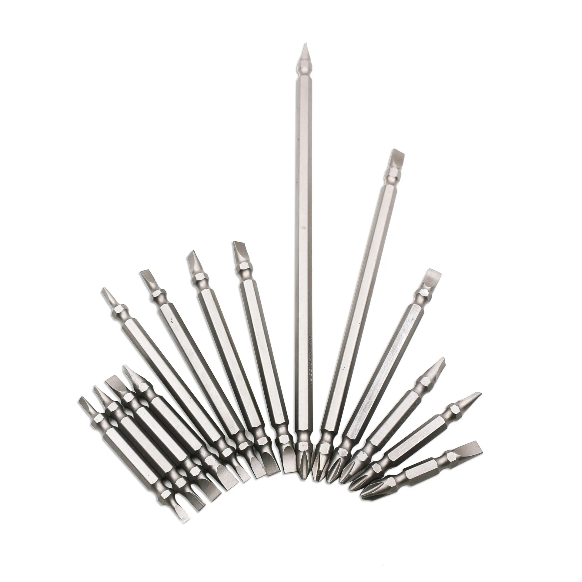 

S2 Steel Belt Magnetic Double Headed Straight Cross Pneumatic Screw Driver Screwdrivers Blades Pneumatic Screw Bit Screwdriver H