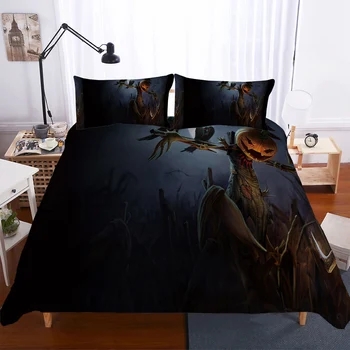 

BEST.WENSD- Drop Shipping nightmare before christmas bed halloween Winter bedding super king comforter set housse couette 2019