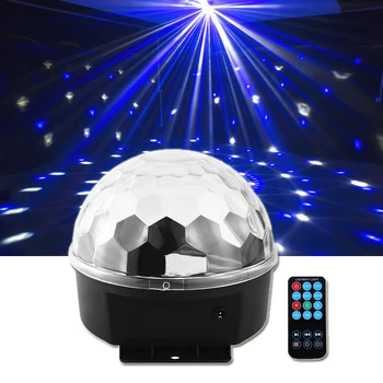 

Remote Control 6 Color Disco Party DJ Light Led Magic Ball Light Basic Disco Home Lighting