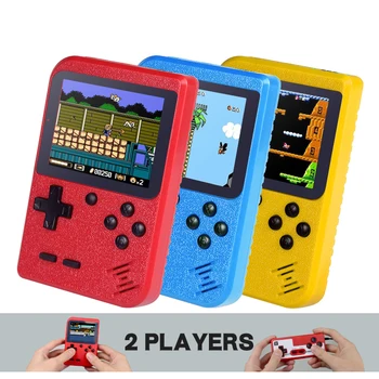 

2020 New Built-in 400 Games 1000mAh Battery Retro Video Handheld Game Console+Gamepad 2 Players Doubles 3.0 Inch LCD Game Player