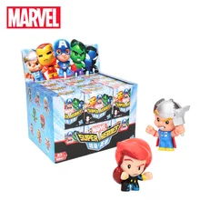4-5 см Marvel игрушки серии 1 Marvel супер мини герои Черная Вдова Тор танос ПВХ фигурка игрушка Коллекционная модель куклы