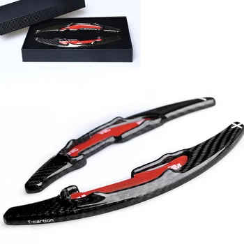 

2pcs/Pairs Carbon Fiber Steering Wheel Shift Paddle Extension For BMW M2 M3 M4 M5 M6 2014 2015 2016 2017 2018