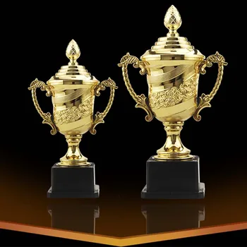 

Customized Rose Trophy Electroplating Gold Game Souvenirs Student Children Funny Small League Trophies Cup Commemorate Medal