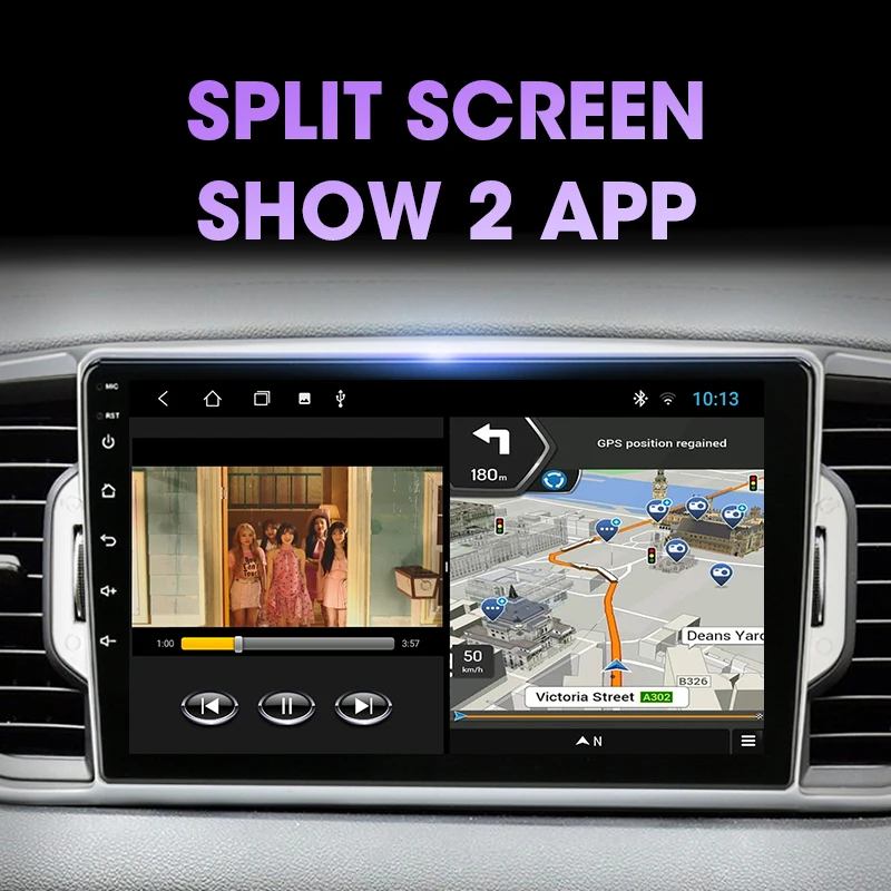Автомагнитола JMCQ T3L для KIA Sportage 4 2016 2018 мультимедийный видеоплеер с GPS навигацией