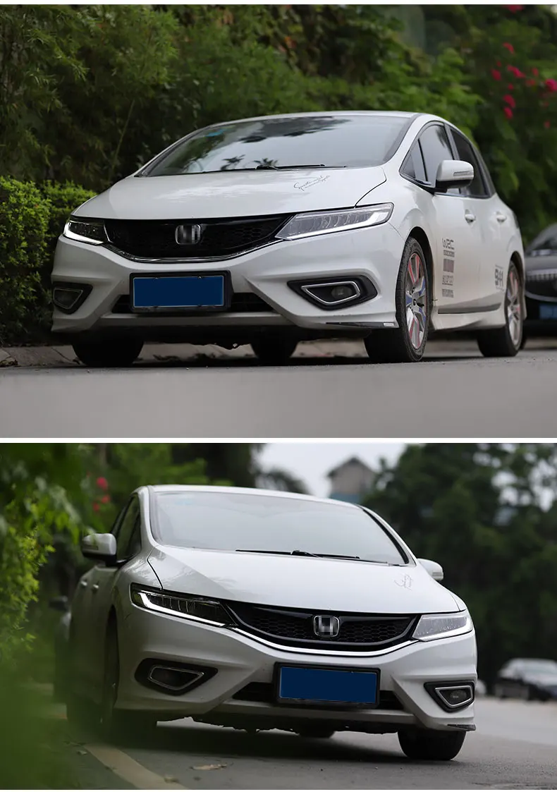 Автомобильные фары комбинации для Honda jade 13-19 фар сборки четырьмя дверцами изменение Xenon светодиодный фары светодиодный Улучшенный