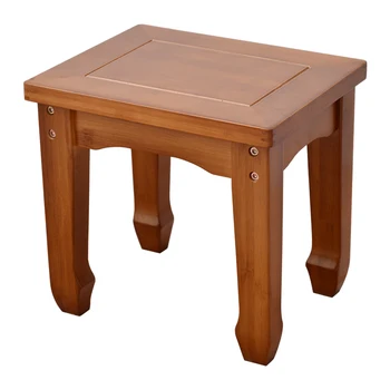 

Creative Fashion Table Stool Nanzhu Contracted And Contemporary Household Long Bench Wood Square Leisure