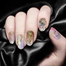 Самодельные Украшения для ногтей 48 цветов, стеклянная бутылка для защиты окружающей среды, не выцветает, натуральная слизи, аксессуары для ногтей