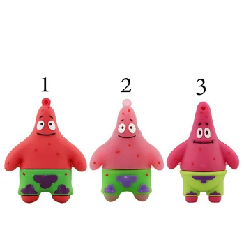 

Cartoon Sponge Bob USB Flash Drive Cartoon Patrick Star Sponge Bob PenDrive USB2.0 Flash 4GB 8GB 16GB 32GB Memory Stick