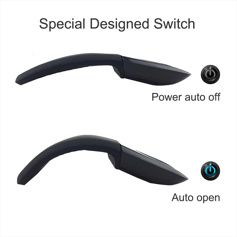 Беспроводная эргономичная компьютерная мышь Arc Touch для ноутбука Microsoft Usb