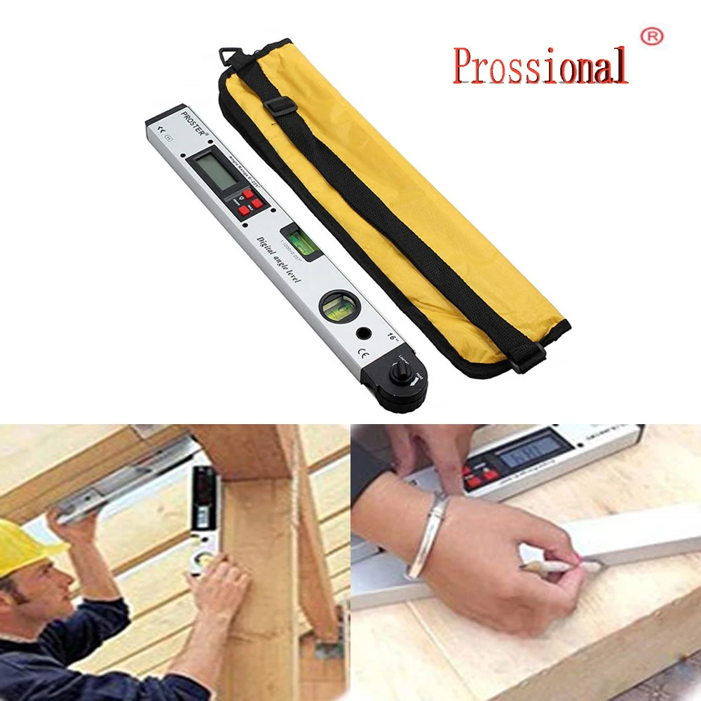  Digital Angle Finder Gauge 0-225 Degree Digital Inclinometer Protractor Angle Finder for Vertical H