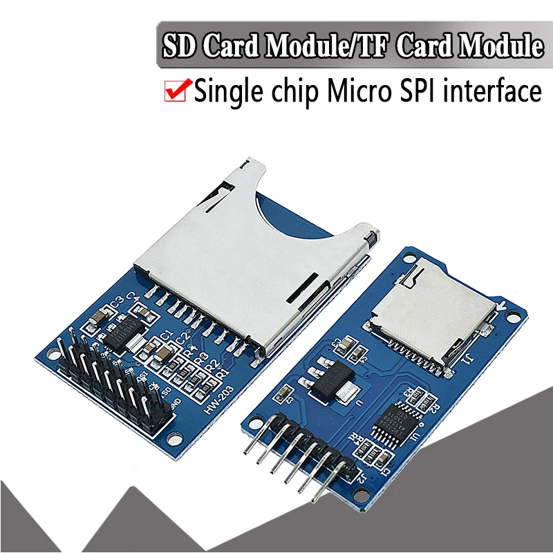 Placa De Almacenamiento Micro Sd microtf Lector de Tarjetas Memoria Escudo Spi Arduino USA W42 