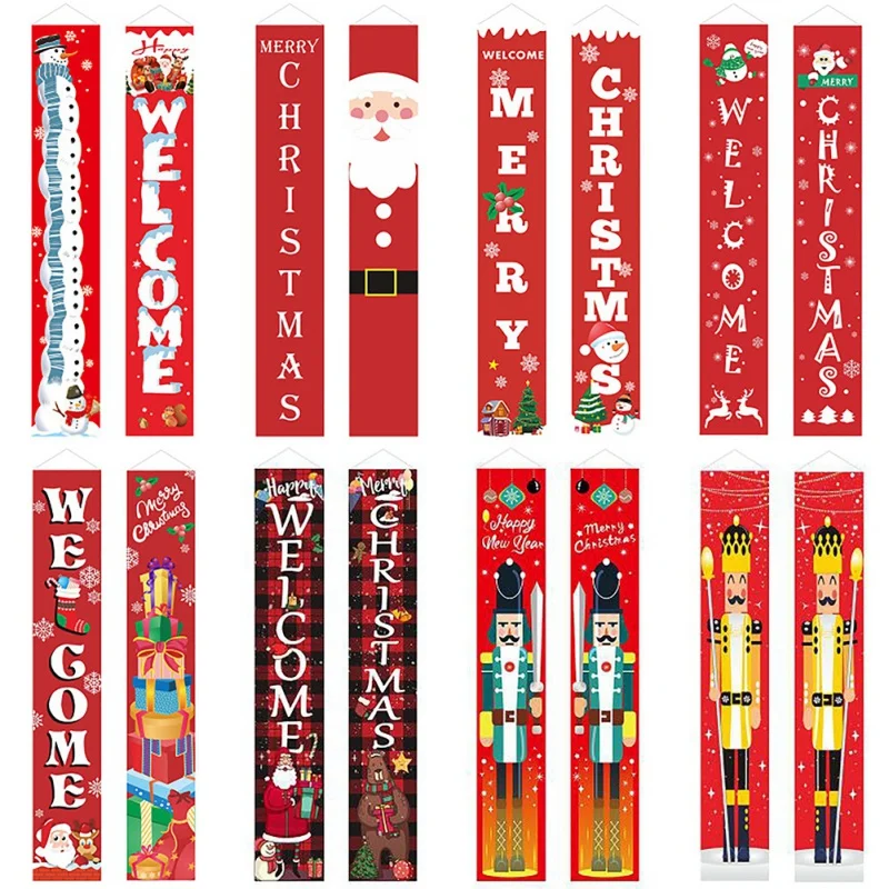 Рождественские декоративные занавеска &quotФлаг&quot висит на фестиваль вечерние