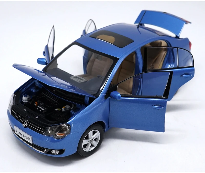 1:18 Высокая тщательная VW POLOSedan сплав модель автомобиля статические металлические модельные автомобили с оригинальной коробкой для коллекционирования подарок