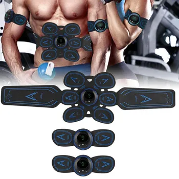 

Abdominal Muscle Stimulator with LCD Display for Men/Women EMS Abs Trainer Home Gym Workout Exercise Vibration Fitness Massager