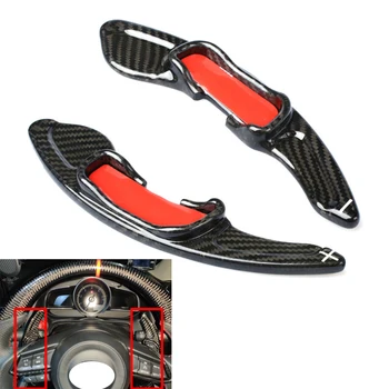

Auto Parts Paddle Shift Steering Wheel Shifter Extension Real Carbon Fiber For Mazda 6 3 2014-2017 / CX3 2016-2017/ CX5 13-16