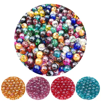 

6/810mm AB Color Round Glass Bead Loose Spacer Beads For Jewelry Making DIY Bracelet Jewelry Accessories