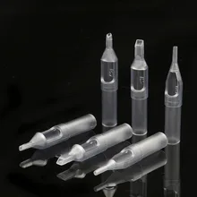 50 шт., новые наконечники для татуировки, 50 шт., пластиковые насадки для татуировок, одноразовые наконечники для татуировок Gery, короткие наконечники для татуировок, наконечники для труб, круглые принадлежности 5RT