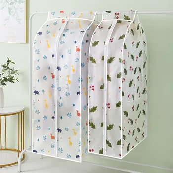 

NEW Zipper Dust Clothes Covers Garment Storage Wardrobe Suit Bags Closet Hangers Case Clothing Cover Dust Bag Hanging Organizer