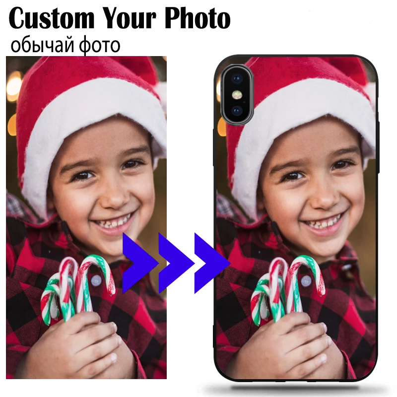 Заказной чехол для телефона DIY Фото IPhone 5 6 6S Plus 11 Pro XR XS MAX X 7 8 индивидуальная