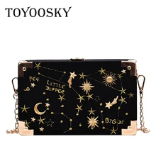 TOYOOSKY сумочка из велюра женская сумка с заклепками модные вечерние сумки через плечо Женская Ретро бархатная квадратная сумка через плечо bolsa