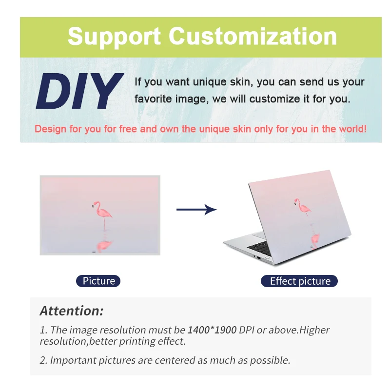 HRH 2 in 1 Cartoons Design Laptop Decal DIY Stickers Guard Skin For 11/12/13/14/15/16 inch for MacBook for HP for Dell