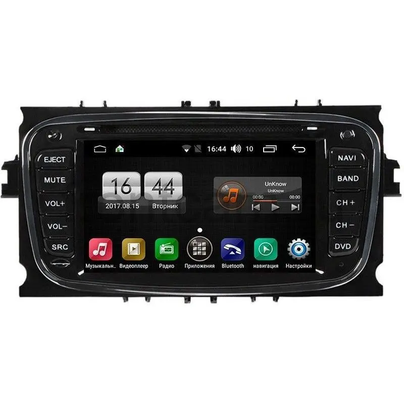 Автомагнитола FarCar s170 Ford Focus, Mondeo, C-Max, Galaxy Android(L003)(+ Камера заднего вида в подарок
