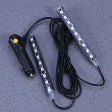 1 шт. для внутреннего оформления Автомобиля неоновые лампы полосы 18 светодиодный прикуриватель автомобильные аксессуары A20