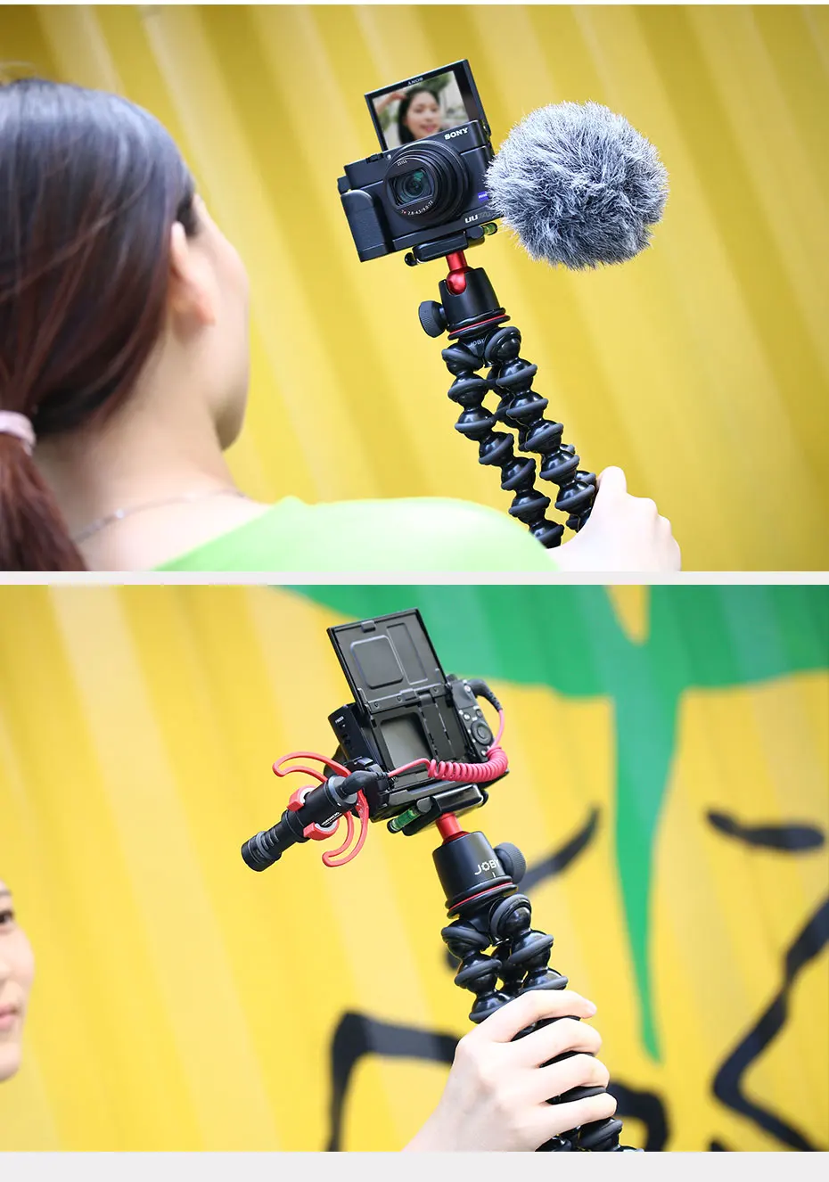 UURig R017 Vlog Камера держатель микрофона микрофонная стойка рукоятка пластина в форме буквы L W Холодный башмак крепление для Sony RX100 VII M7 Камера аксессуары