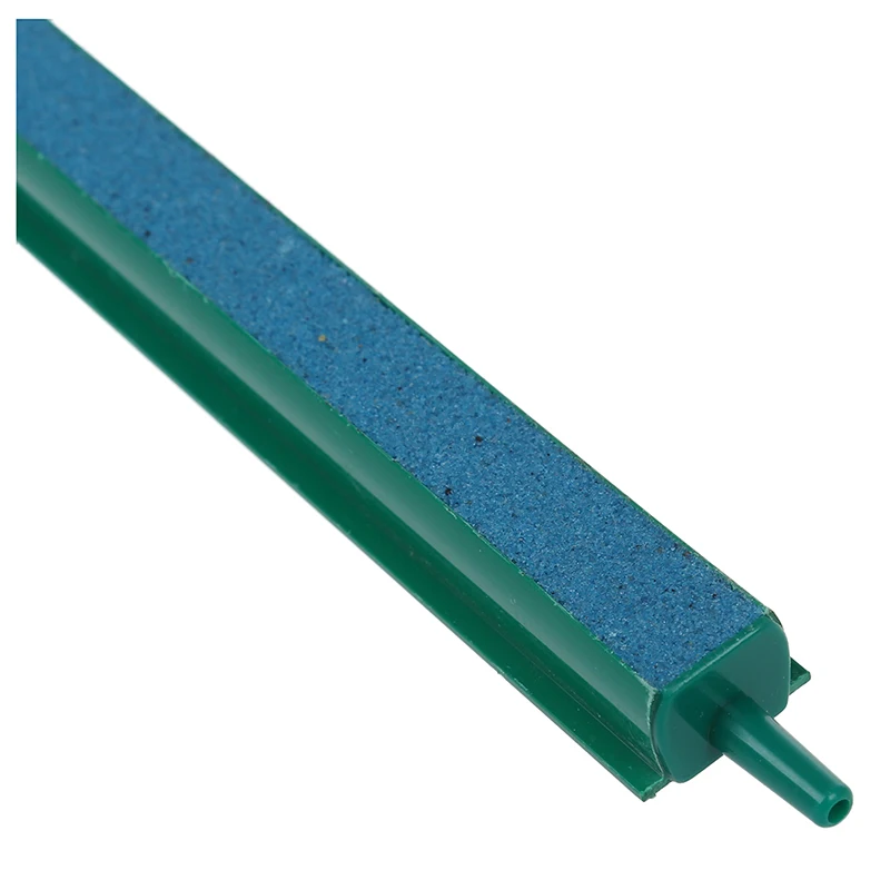 aquarium tank aeration green plastic casing bubble air stone 12"
