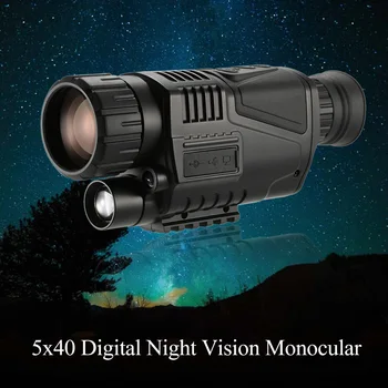 

5x40 Multi-functional Digital Night Vision Monocular Telescope with Camera Video Recorder Camcorder Function