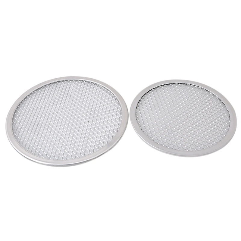 Aluminum Flat Mesh Pizza Screen Round Baking Tray Net Kitchen Tool 6inch-7inch Kitchen Tools Hot High Quality