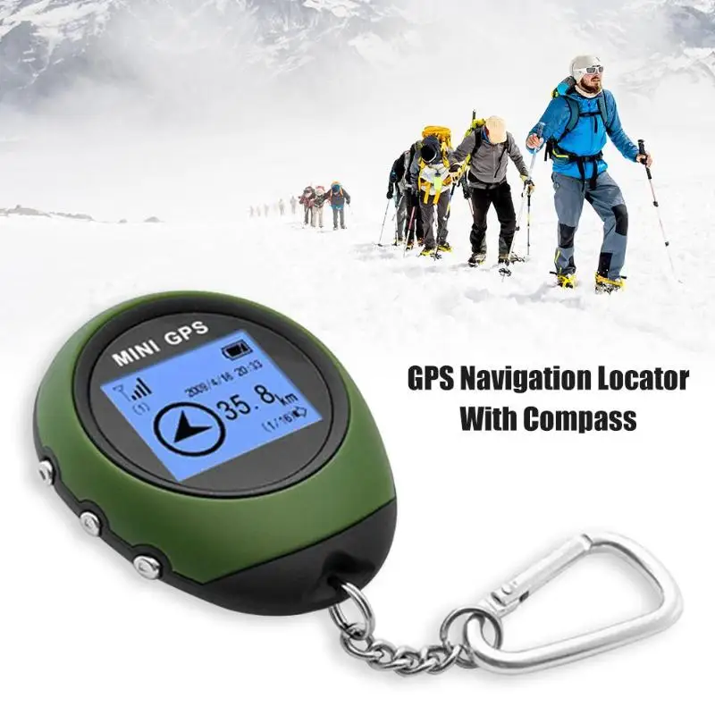 

Mini GPS Tracker Locator Finder Navigation with Electronic Compass for Outdoor Starting Point Directing Destination Accurate