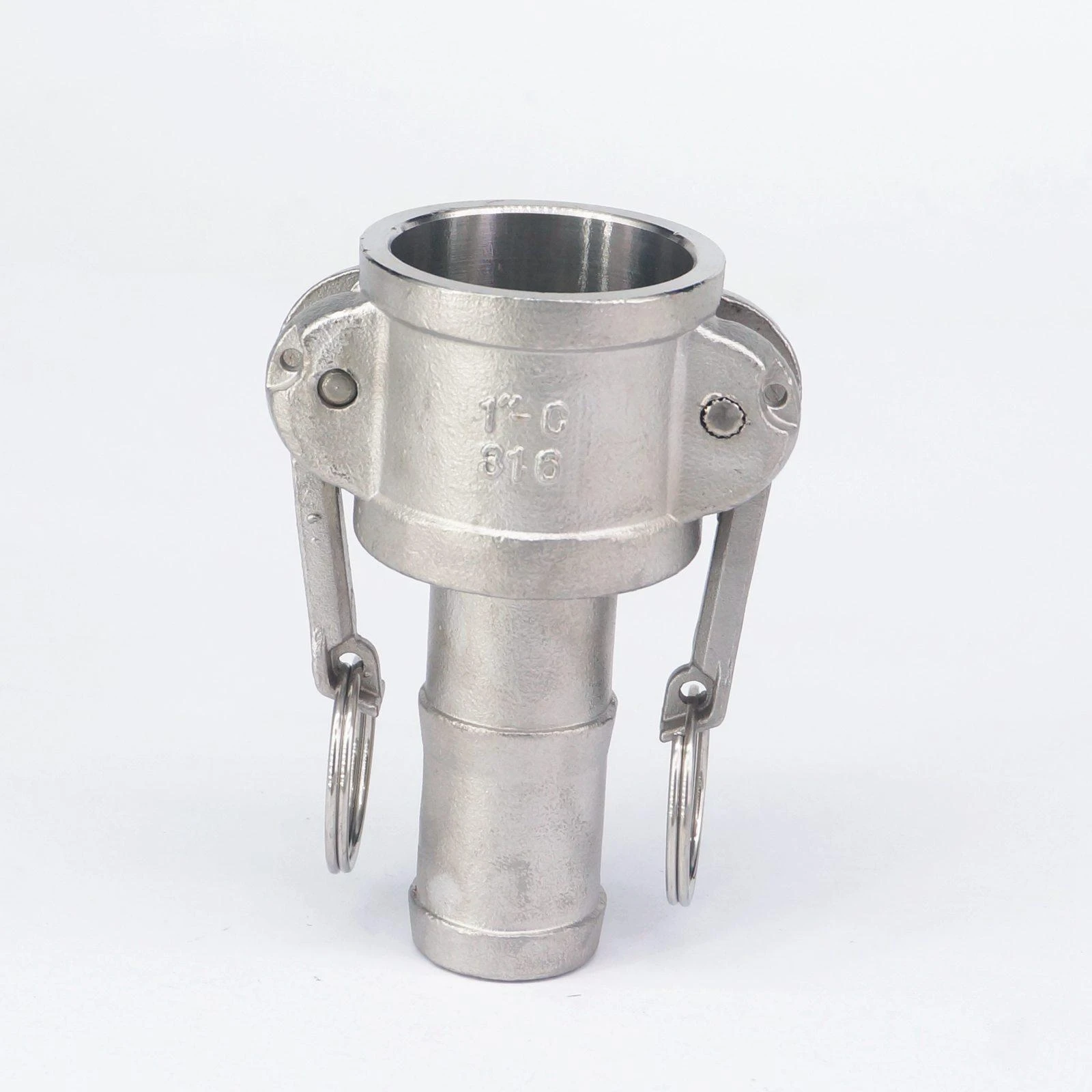 Conector manguera con púas 304 de acero inoxidable, conector C, Camlock, Cam y acoplador ranura, 1"|camlock fittings|hose tail304 stainless steel - AliExpress
