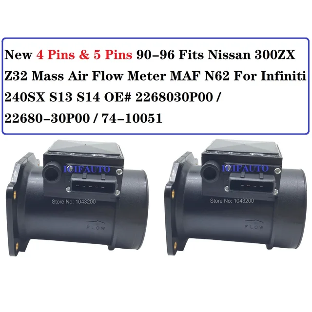New 22680-30P00 fits  INFINITY J30 NISSAN 300 300ZX Z32 MASS MAF AIR FLOW SENSOR