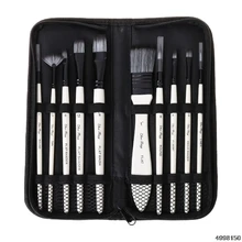 10 шт кисти для краски нейлоновые волосы акварельные гуашь кисти для краски инструмент для рисования