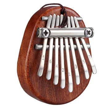 

8 Key Mini Kalimba Exquisite Finger Thumb Piano Marimba Musical Good Accessory Pendant Gift