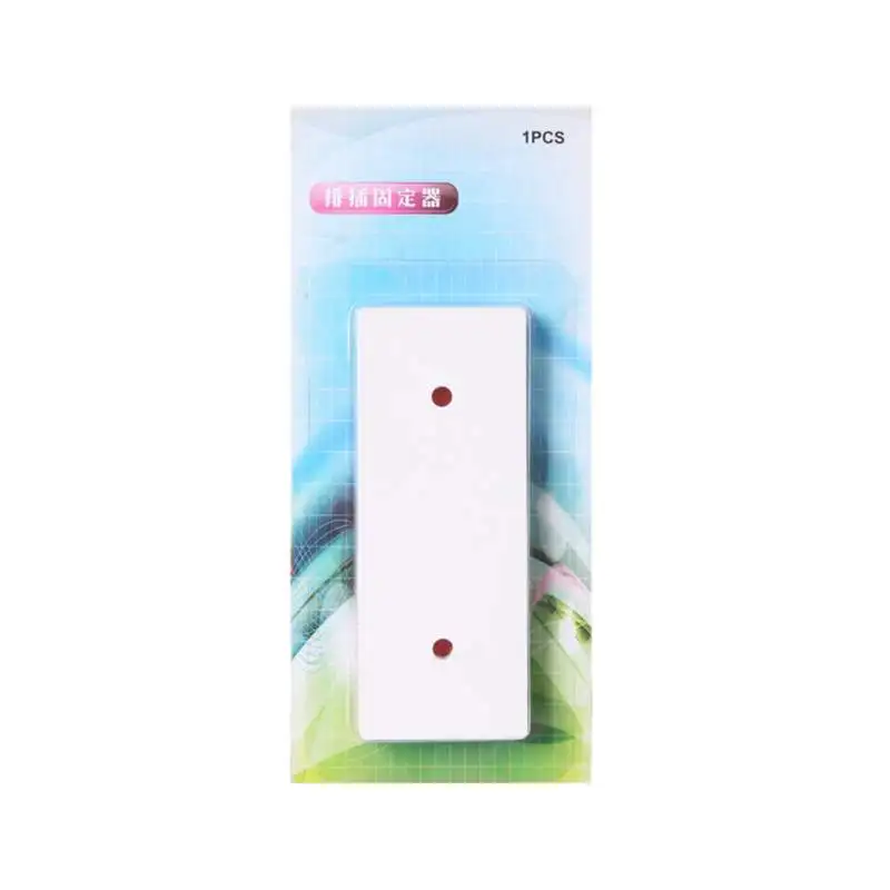 

Self-Adhesive Power Wall-Mounted Desktop Socket Fixer Strip Holder Fixator Cable Organizer Punch-free Desktop Socket Fixer,