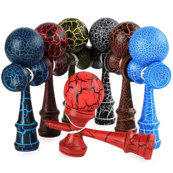 

Kuulee Wooden toy Full Cracked Lacquer Jade Sword Ball Retro Game Toy High Quality Child Interesting Toys
