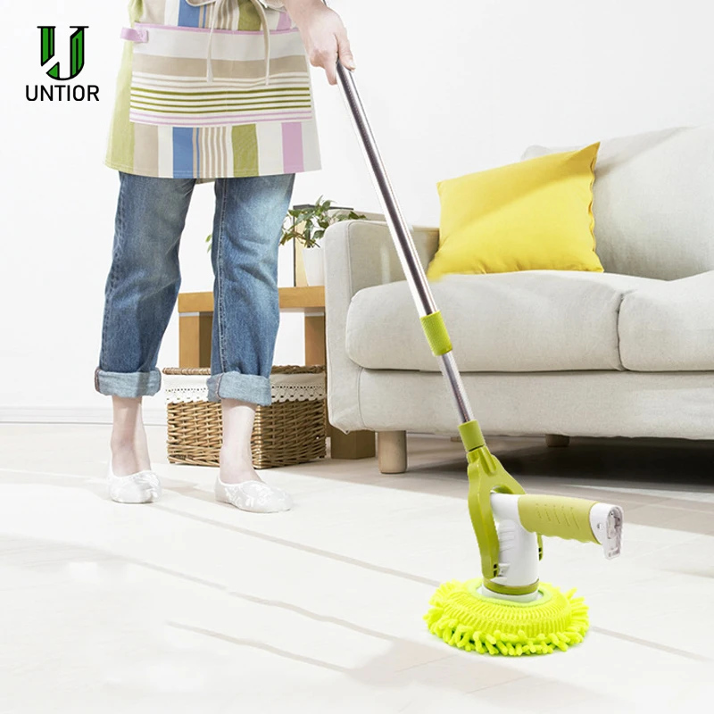 Electric Spin Scrubber Turbo Scrub Cleaning Brush Cordless Chargeable Mop Clean 
