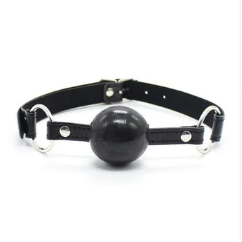 Adult Game Soft Rubber 40mm Mouth Ball Gag Fetish Bondage Oral Fixation Mouth Open Stuffed Love Restraint Sex Toys XN0046 2