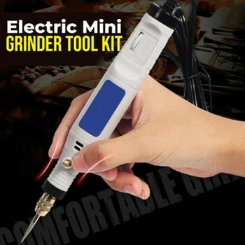 

Electric Mini Grinder Kit Mini 18V Grinder Pen Punch Cut Sculptures Speed ​​Regulation LKS99