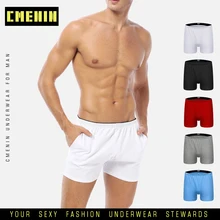 Трусы мужские C мужской бренд-боксер, мужское нижнее белье, хлопковые трусы-боксеры, шорты для сна, мужские трусы, 5 цветов, трусы для плавания или шорты OR130