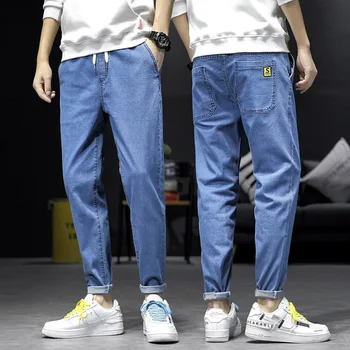 

Spring new men s jeans men s Leggings elastic jeans waist pants casual pants men s pants
