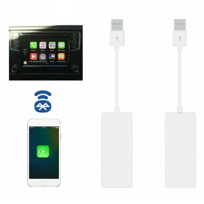 

Smart CarPlay Dongle Voice Control Mini Phone Driving USB Module Music Wireless Link Bluetooth Navigation Player Accessories