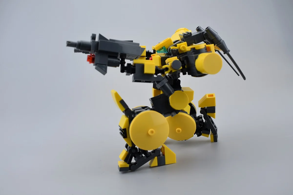 MOC птица дядюшка строительные блоки [марионетка в сборе команда] беспилотный летательный аппарат креативные строительные блоки боевой подарок